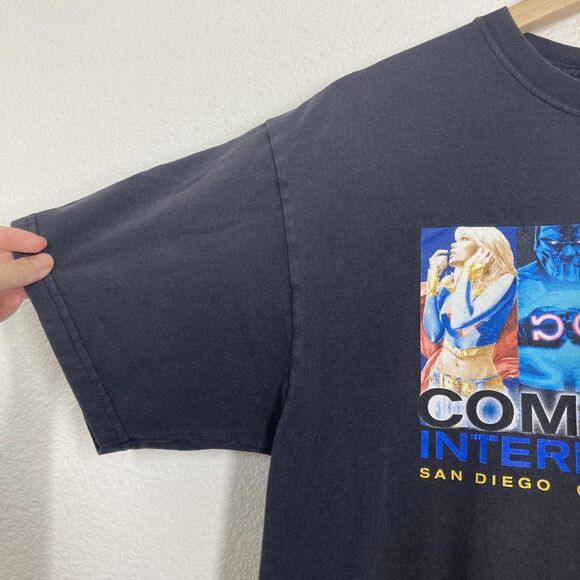 Comic-Con International Shirt Mens Large Black San Diego 2008 DC Comics Flash - Picture 6 of 13